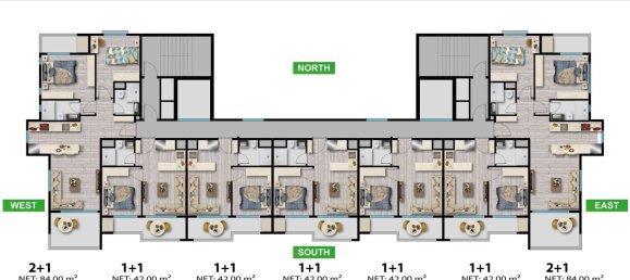 Studio in Mersin, Turkey, Nr. 15879 4