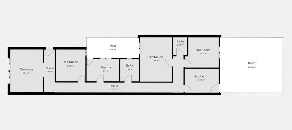Apartamento de 4 dormitorios en València, Spain No. 141501 39