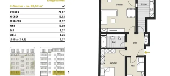 Apartamento de 2 dormitorios en Cologne, Germany No. 195459 7