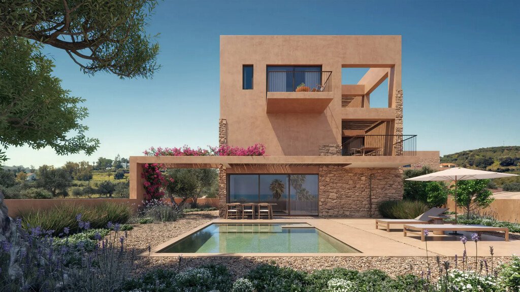  طابقين في Platanias, Greece 96متر مربع رقم 93483