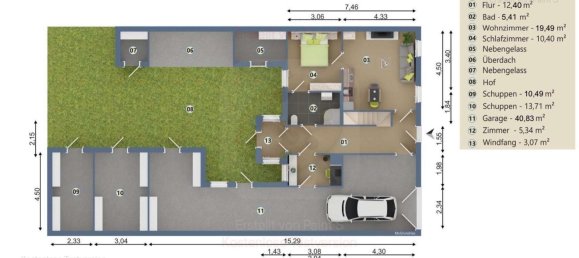 Adosado de 6 habitaciónes en Salzlandkreis, Germany No. 227407 13