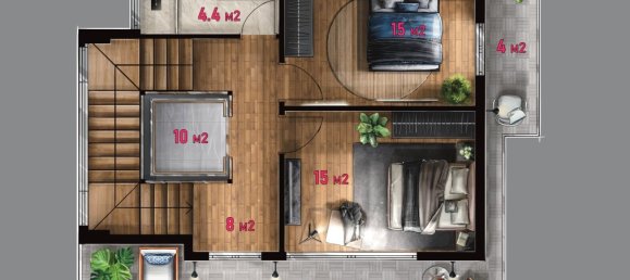 4 rooms Villa in Alanya, Turkey No. 22096 20