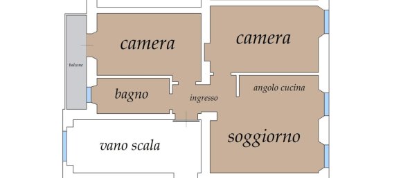 Apartamento de 3 divisões em Turin, Italy N.º 271242 26