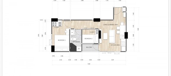 2 bedrooms Apartment in Pattaya, Thailand No. 20177 9