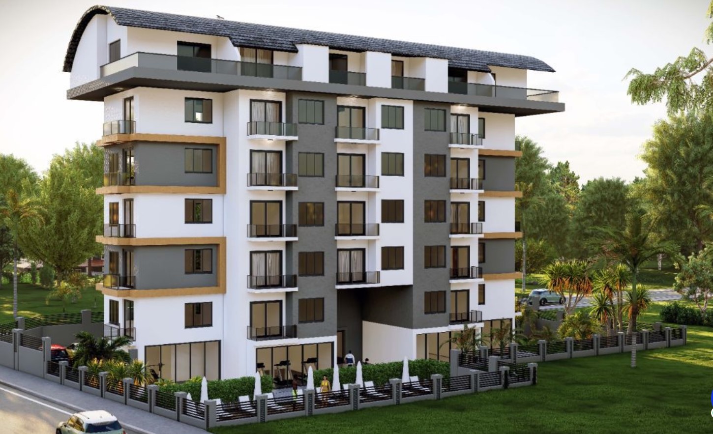 شقة 1+1 في Alanya, Turkey رقم 41741