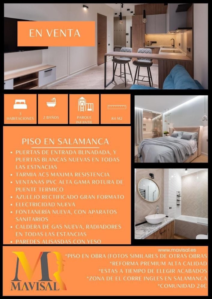 3 bedrooms Apartment in Salamanca, Spain No. 191034
