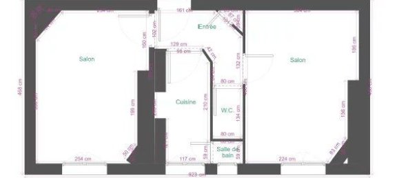 1 Schlafzimmer Wohnung in Paris, France, Nr. 161760 2