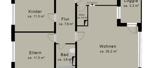 Apartamento de 3 habitaciónes en Bremen, Germany No. 295756 11