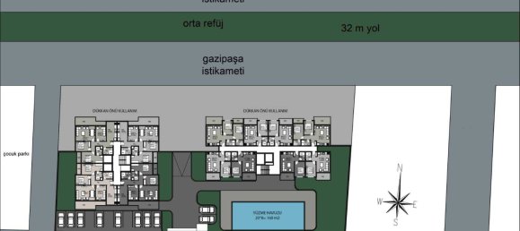 شقة 1+1 في Gazipasa, Turkey رقم 31396 30