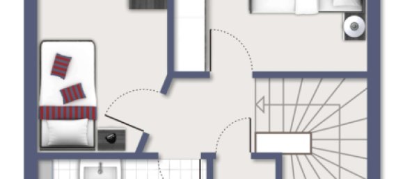 Дуплекс с 2 спальнями в Мюльхайм ан дер Рур, Германия № 247242 14