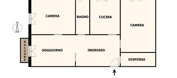 4 rooms Apartment in Genoa, Italy No. 72169 2