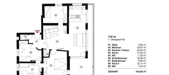 4-Zimmer Wohnung in Salzburg, Austria, Nr. 183616 14