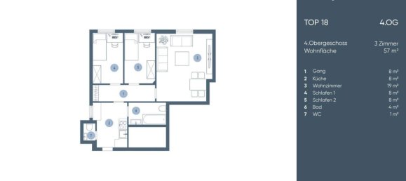 3 rooms Apartment in Favoriten, Austria No. 86960 9