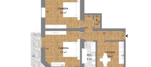 1 chambre Appartement à Ciampino, Italy No. 20038 2