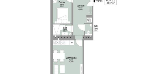 2 rooms Apartment in Hernals, Austria No. 227334 10
