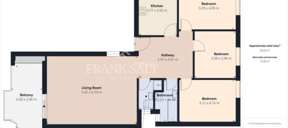 Apartamento de 3 dormitorios en Saint Paul's Bay, Malta No. 75 2