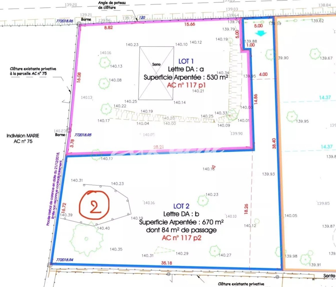670m² Land in Barbery, France No. 219915