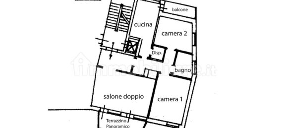 Apartamento de 2 dormitorios en Genoa, Italy No. 313385 2