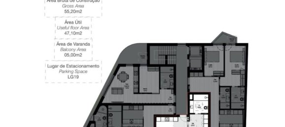 1 غرف نوم شقة في Porto, Portugal رقم 80564 8