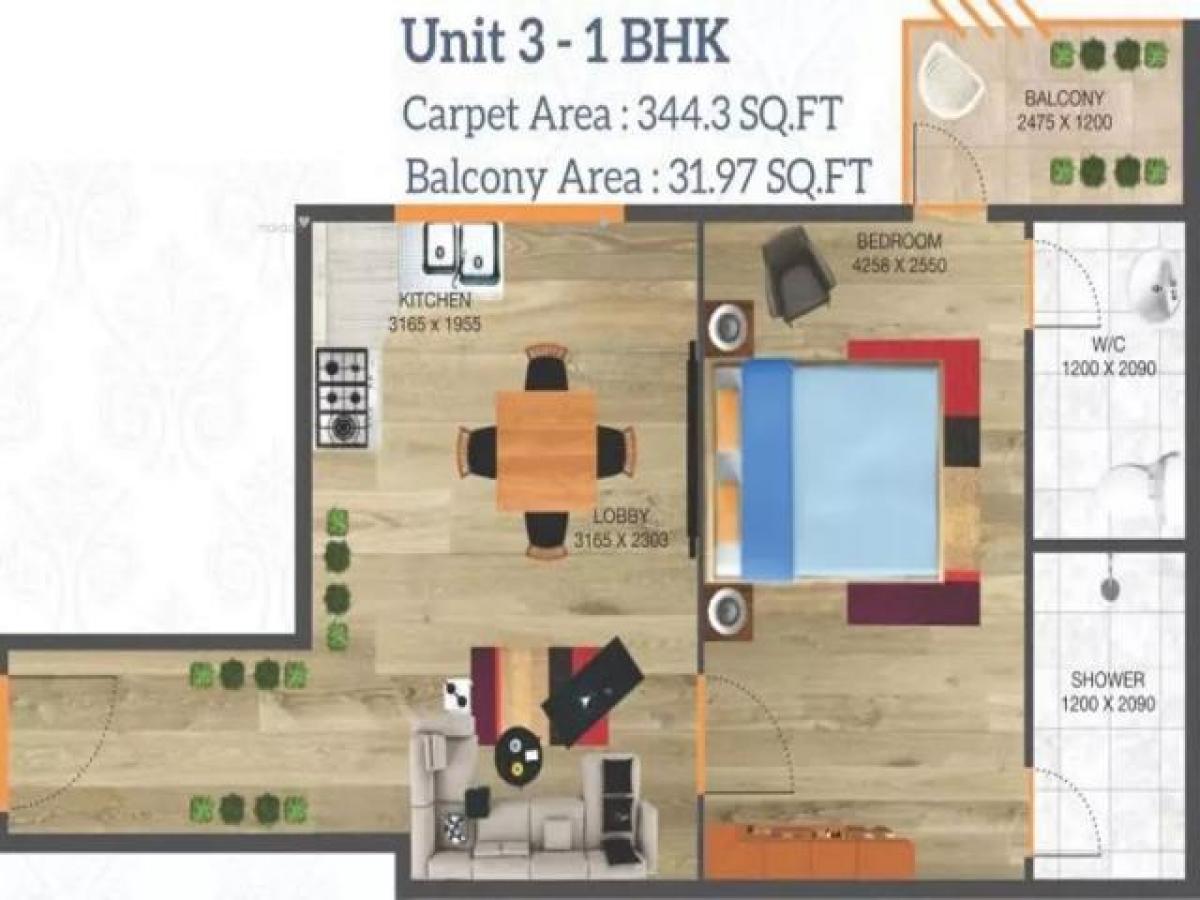 Studio in Gurgaon, India No. 3833