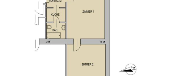 2-Zimmer Wohnung in Josefstadt, Austria, Nr. 55738 10