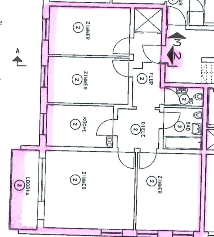 3 Schlafzimmer Wohnung in Aschaffenburg, Germany, Nr. 339914