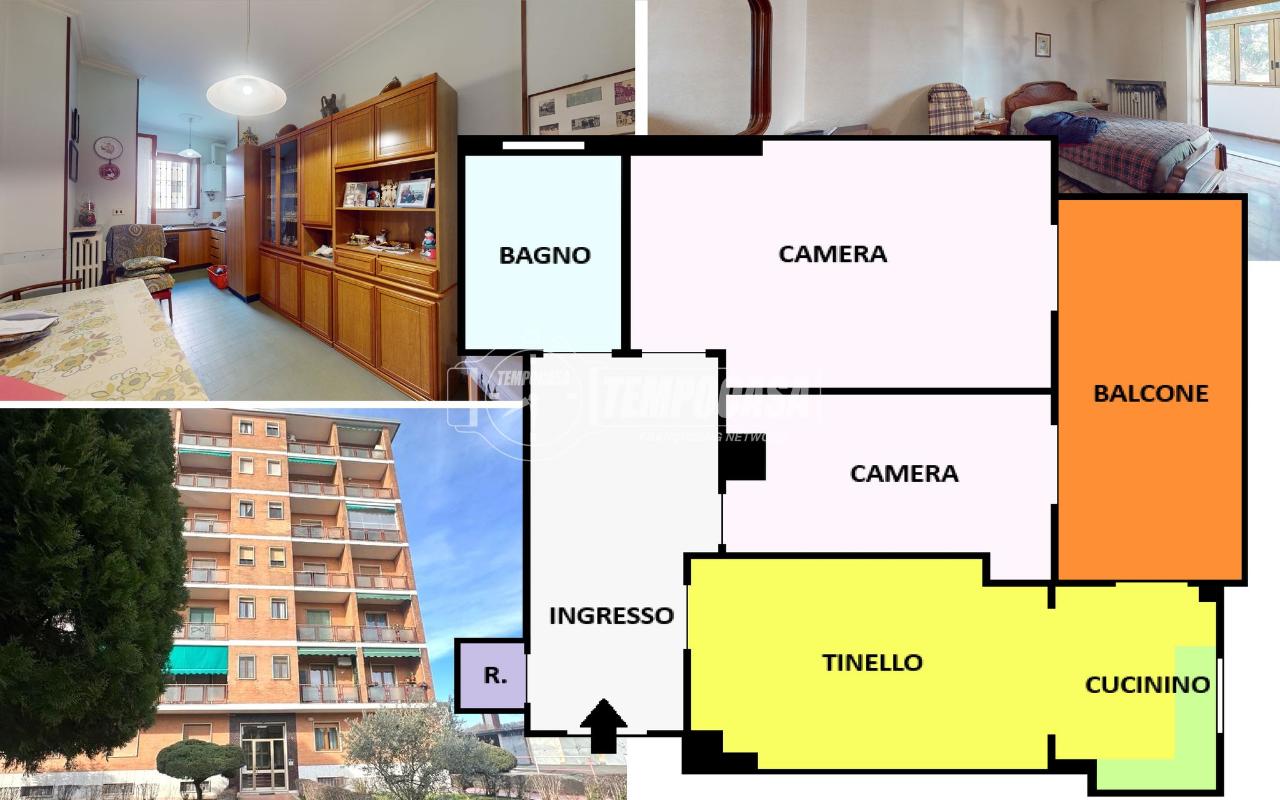 3 rooms Apartment in Turin, Italy No. 11608