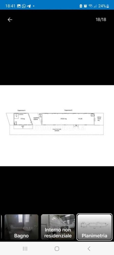 Armazém de 2 divisões em Bari, Italy N.º 391688