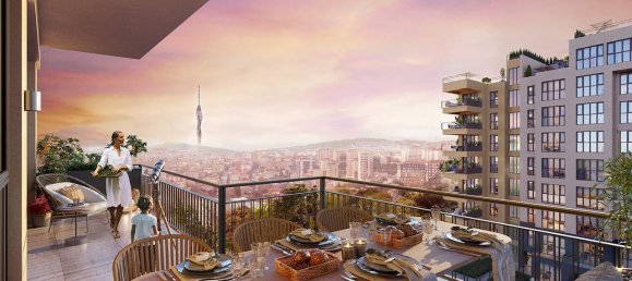 Квартира 3+1 в Sinpas Koru Aura, Умрание, Турция № 37030 4