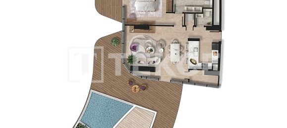 1 bedroom Apartment for sale in Al Marjan Island, Ras Al Khaimah, UAE № 96742 21