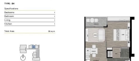 1 bedroom Condominium for sale in Pattaya, Chonburi, Eastern Thailand, Thailand № 28685 12
