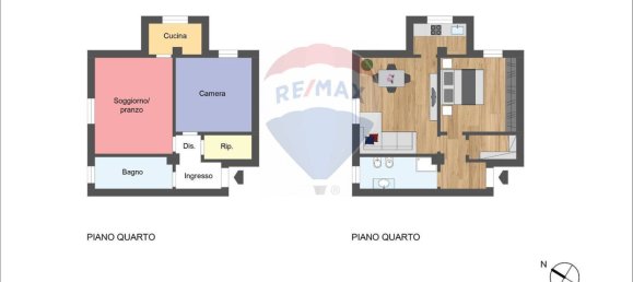 2-salle Appartement à Cassina de' Pecchi, Italy No. 94497 21