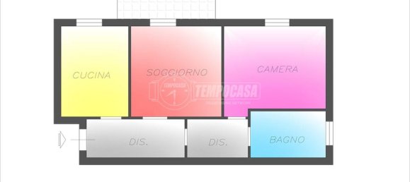 2 rooms Apartment in Linarolo, Italy No. 159731 13