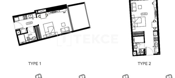 Квартира с 2 спальнями в Дубай, ОАЭ № 20399 9