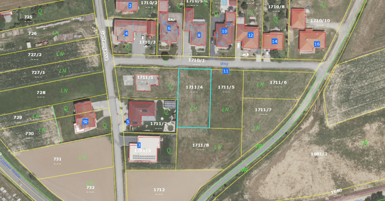 1000m² Land in Bildein, Austria No. 228543