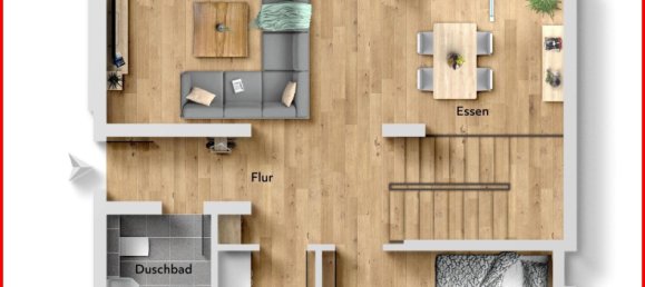 Дуплекс с 3 спальнями в Кайзерслаутерн, Германия № 253436 4