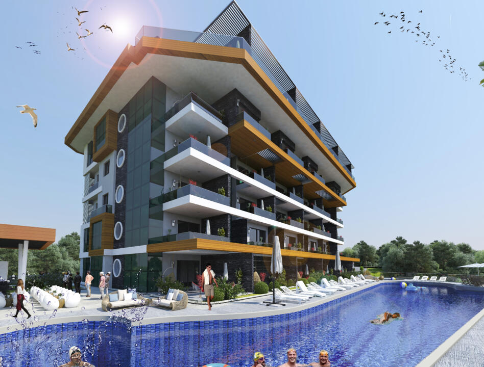 Apartment 1+1 in Alanya, Turkey No. 3695