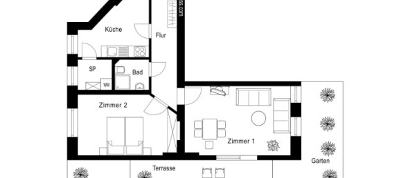 1 Schlafzimmer Wohnung in Lankwitz, Germany, Nr. 308890 19