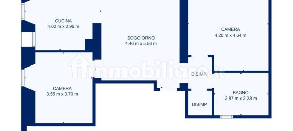 Квартира с 2 спальнями в Борцонаска, Италия № 313351 14