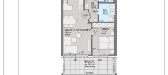 Apartamento de 2 divisões em Graz, Austria N.º 44353 2