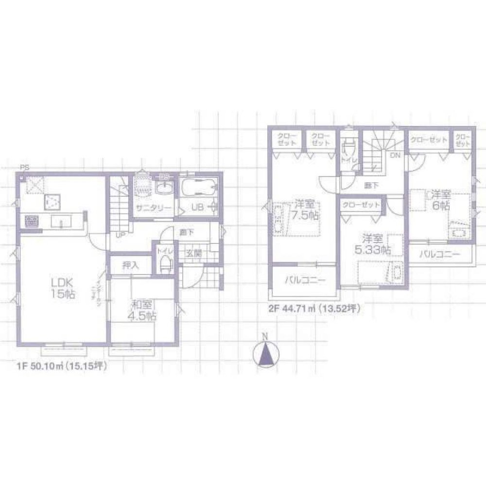 4 غرف نوم منزل في Saitama, Japan رقم 6267