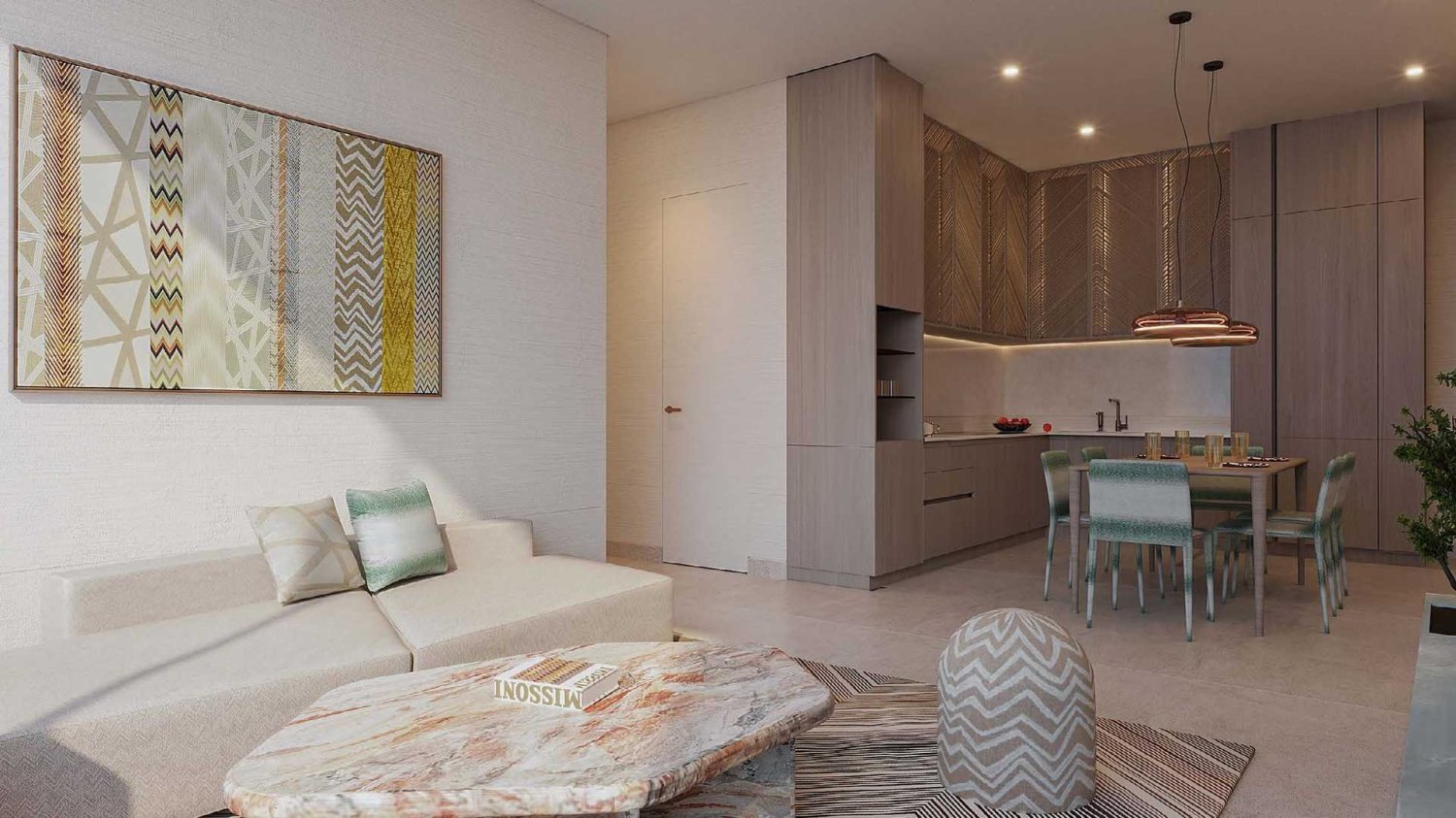 1 bedroom Apartment in Interiors by Missoni, Dubai, UAE No. 117428