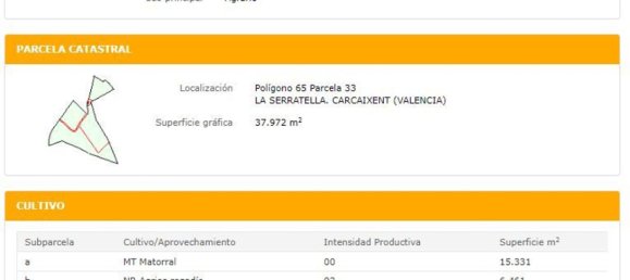 Terreno em Carcaixent, Spain N.º 156142 4