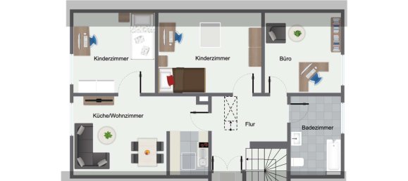 7غرفة منزل في North Rhine-Westphalia, Germany رقم 129692 20