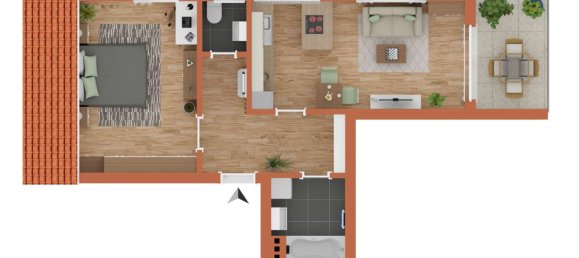 1 bedroom Apartment in Stuttgart, Germany No. 222219 10