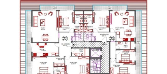 Wohnung 1+1 in Oba, Turkey, Nr. 11738 4