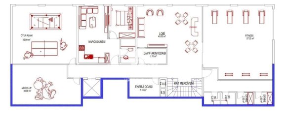Wohnung 1+1 in Oba, Turkey, Nr. 11738 2