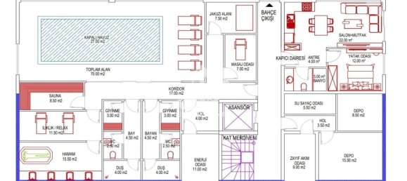 Wohnung 1+1 in Oba, Turkey, Nr. 11738 3