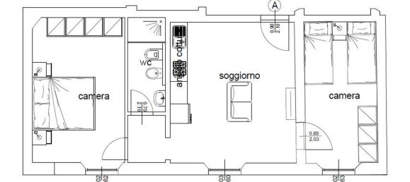 3غرفة شقة في Florence, Italy رقم 9909 24