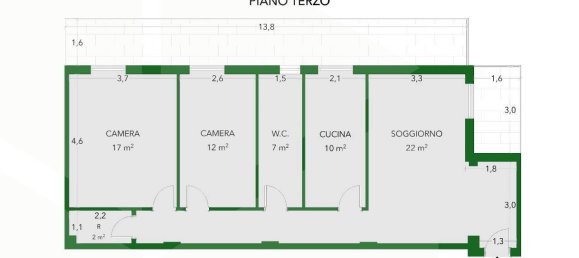 2 chambres Appartement à Bitetto, Italy No. 23067 44